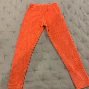 NWT Hanna Andersson Ribbed Velour Leggings